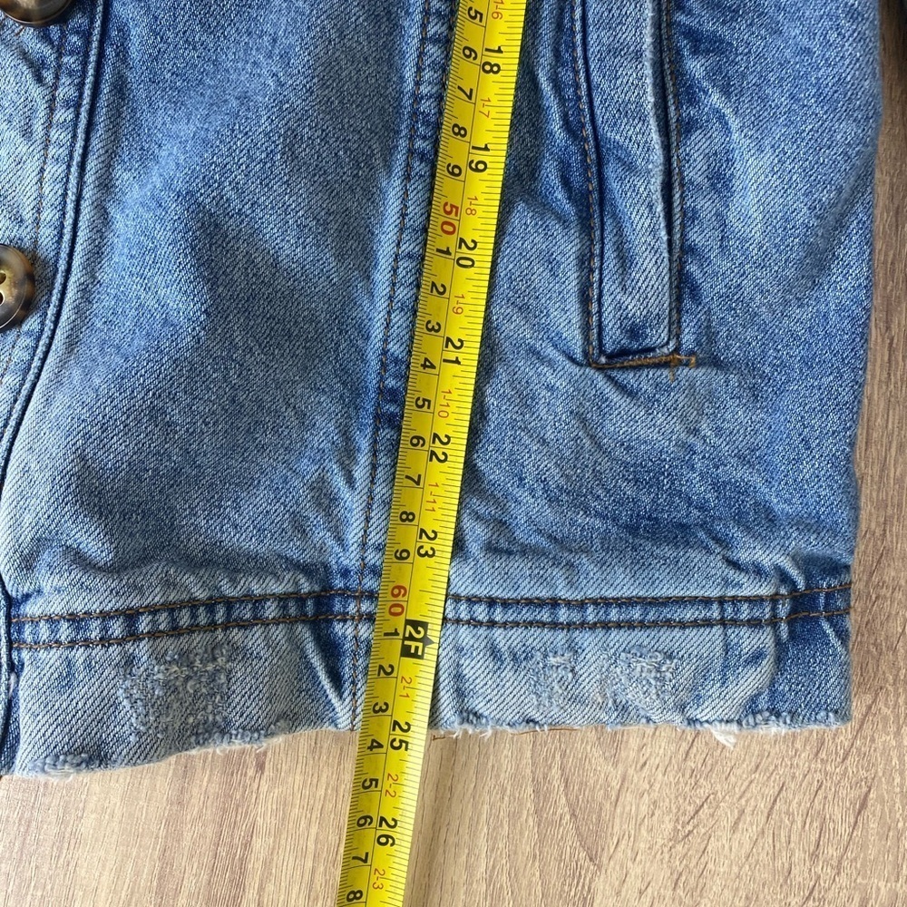 Free People Heritage Denim Shirt Jacket S/P - Picture 8 of 9
